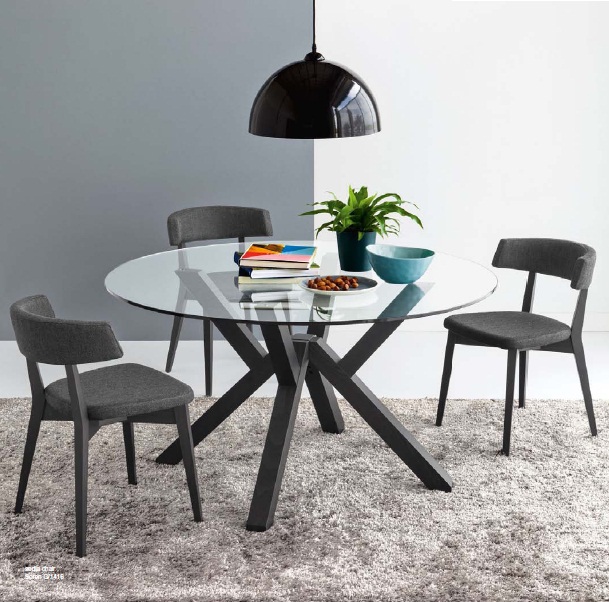 Stol Mikado staklo okrugli 140